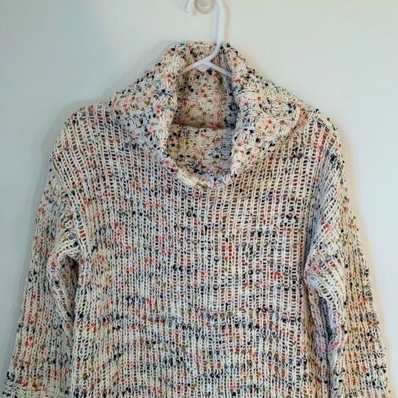 Jessica Simpson Chunky Confetti Cowl Neck Sweater - Picture 2 of 9